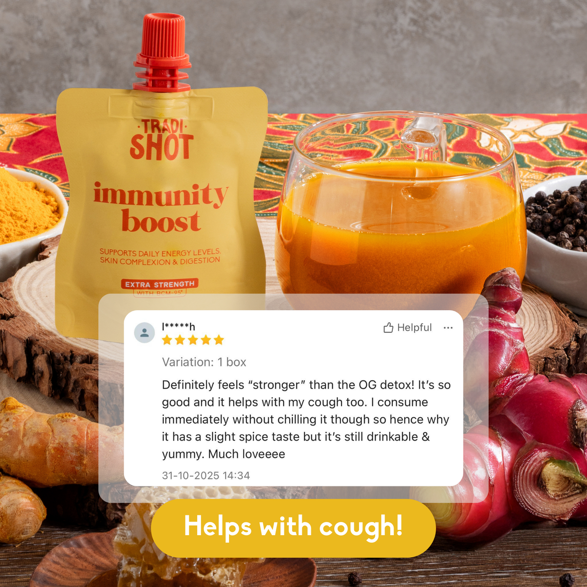 Jamu Trio Essentials - Immunity + Detox + Gas Relief