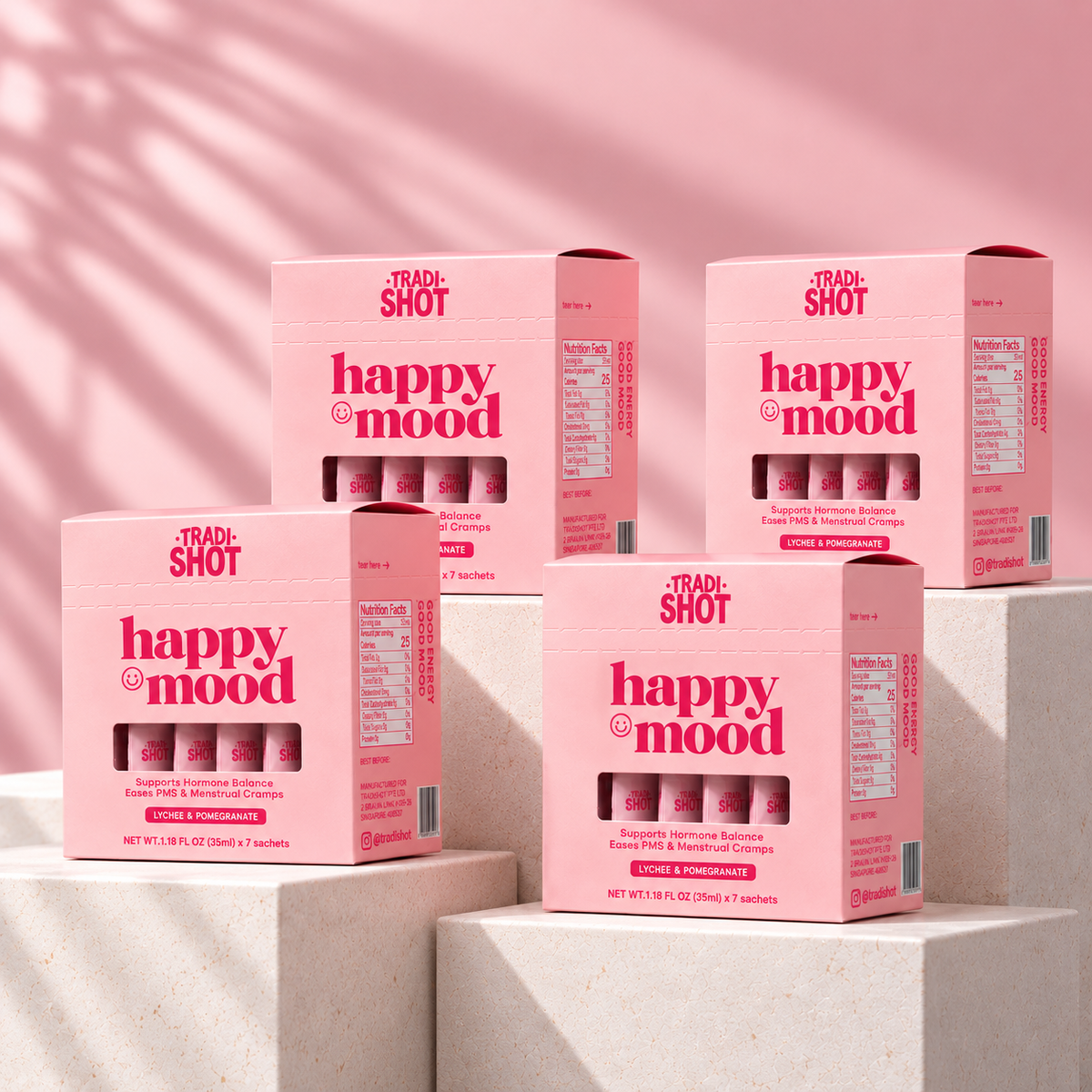 NEW Tradishot Happy Mood