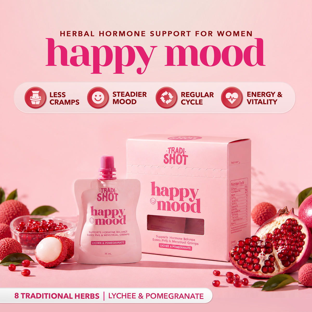 NEW Tradishot Happy Mood